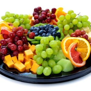 a fresh fruit platter