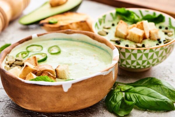 Green chile soup